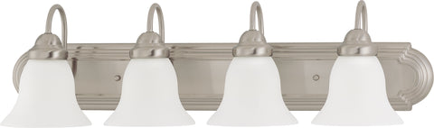 Nuvo Lighting 60/3281 Ballerina 4 Light 30 Inch Vanity with Frosted White Glass