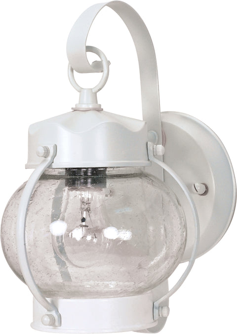 Nuvo Lighting 60/3457 1 Light 10 5/8 Inch Wall Mount Sconce Lantern Onion Lantern with Clear Seed Glass Color retail packaging