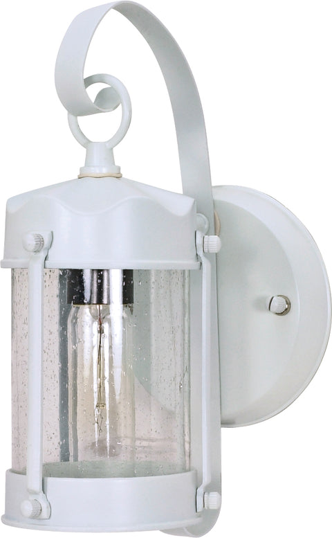 Nuvo Lighting 60/3460 1 Light 10 5/8 Inch Wall Mount Sconce Lantern Piper Lantern with Clear Seed Glass Color retail packaging