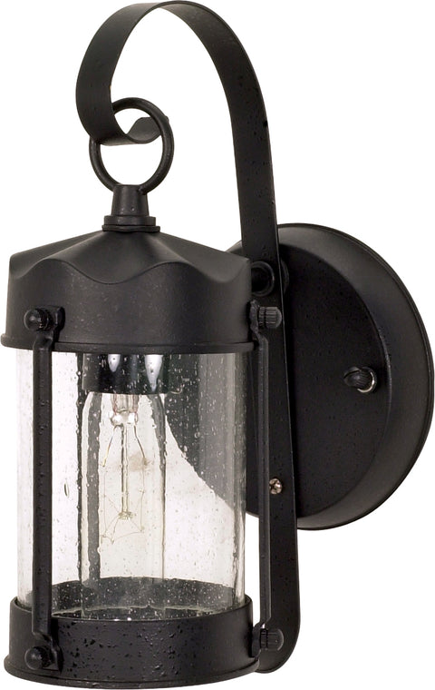 Nuvo Lighting 60/3462 1 Light 10 5/8 Inch Wall Mount Sconce Lantern Piper Lantern with Clear Seed Glass Color retail packaging