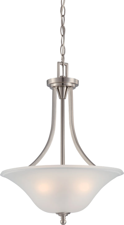 Nuvo Lighting 60/4147 Surrey 3 Light Pendant Fixture with Frosted Glass