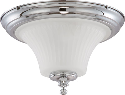 Nuvo Lighting 60/4271 Teller 2 Light Flush Dome Fixture with Frosted Etched Glass
