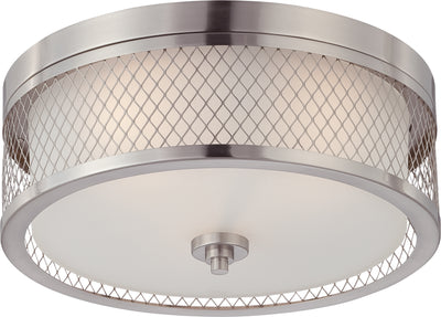 Nuvo Lighting 60/4691 Fusion 3 Light Flush Dome Fixture with Frosted Glass