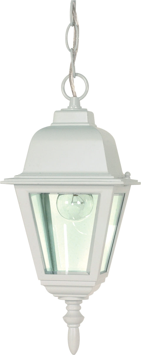 Nuvo Lighting 60/487 Briton 1 Light 10 Inch Hanging Lantern with Clear Glass