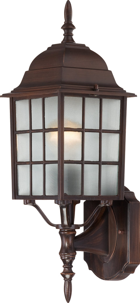 Nuvo Lighting 60/4902 Adams 1 Light 18 Inch Outdoor Wall Mount Sconce with Frosted Glass