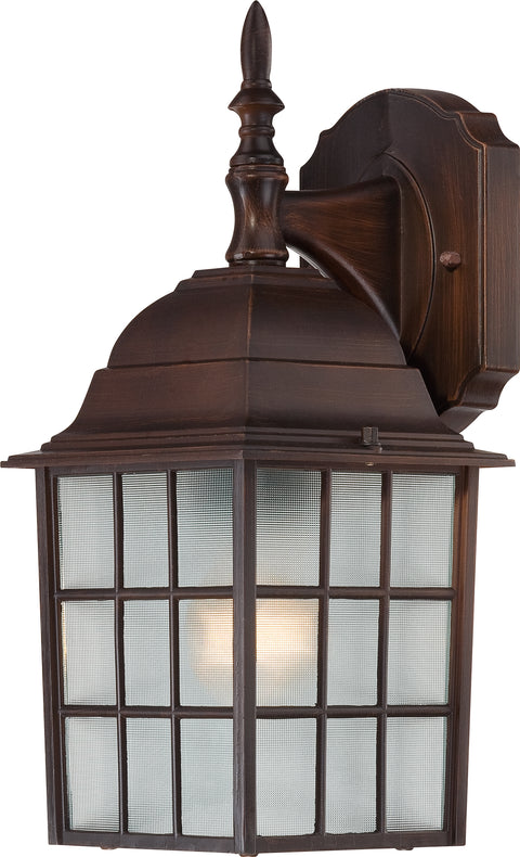 Nuvo Lighting 60/4905 Adams 1 Light 14 Inch Outdoor Wall Mount Sconce with Frosted Glass