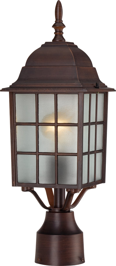 Nuvo Lighting 60/4908 Adams 1 Light 17 Inch Outdoor Post with Frosted Glass