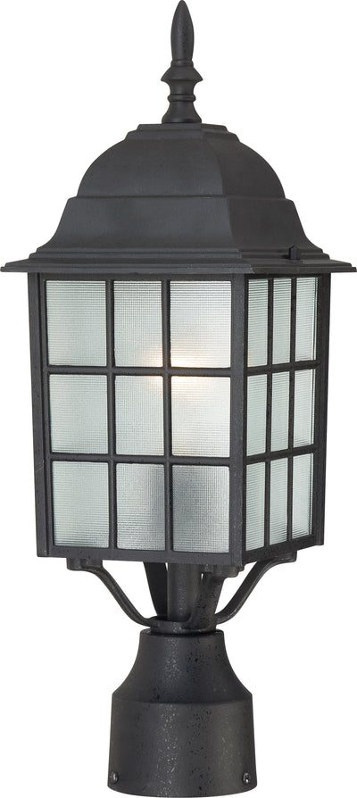 Nuvo Lighting 60/4909 Adams 1 Light 17 Inch Outdoor Post with Frosted Glass