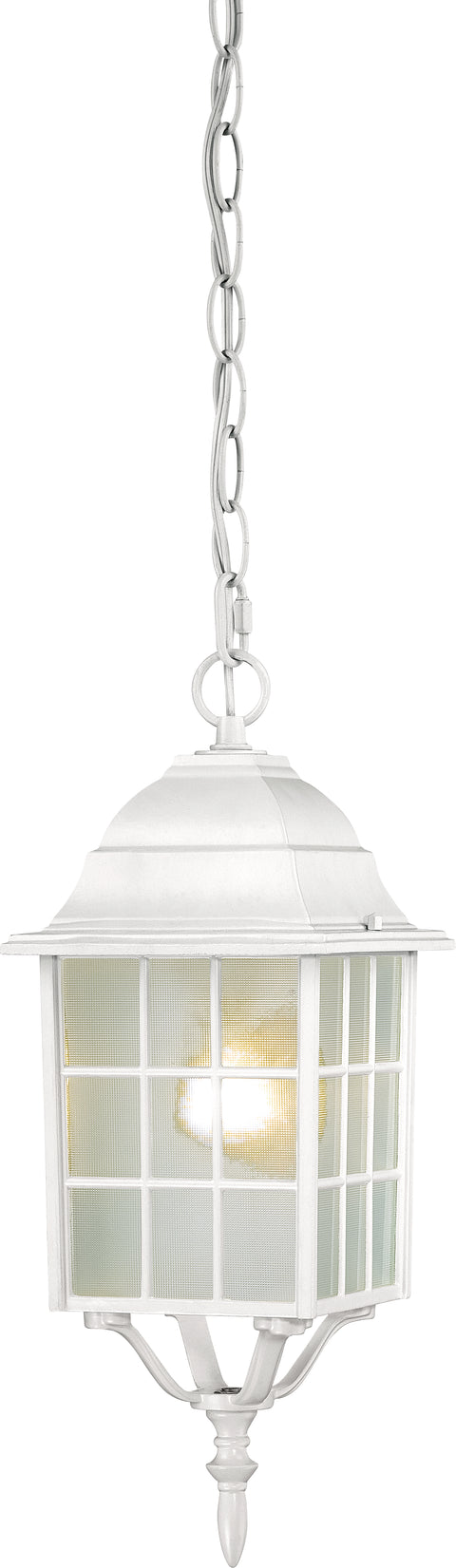 Nuvo Lighting 60/4911 Adams 1 Light 16 Inch Outdoor Hanging with Frosted Glass