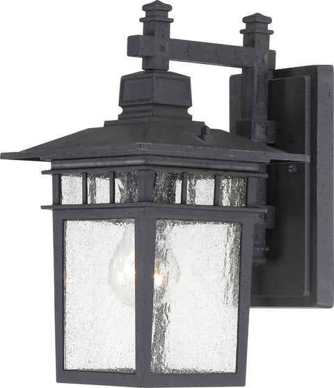Nuvo Lighting 60/4953 Cove Neck 1 Light 12 Inch Outdoor Lantern with Clear Seed Glass