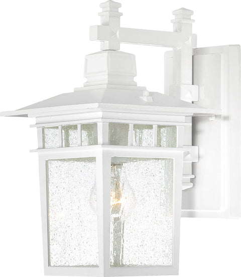 Nuvo Lighting 60/4957 Cove Neck 1 Light 14 Inch Outdoor Lantern with Clear Seed Glass