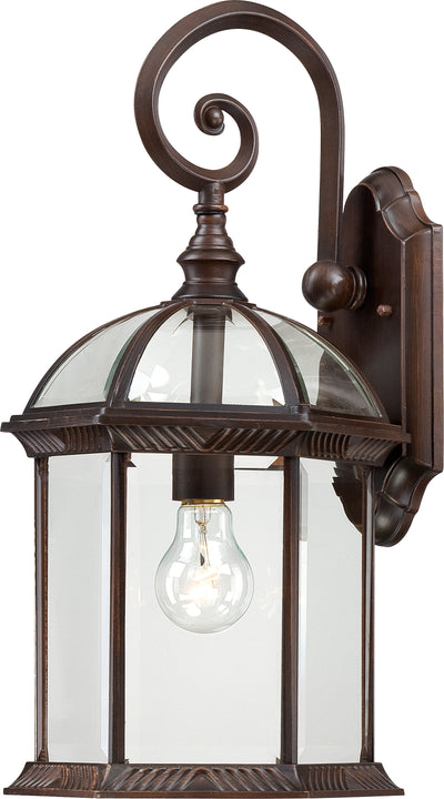 Nuvo Lighting 60/4965 Boxwood 1 Light 19 Inch Outdoor Wall Mount Sconce with Clear Beveled Glass
