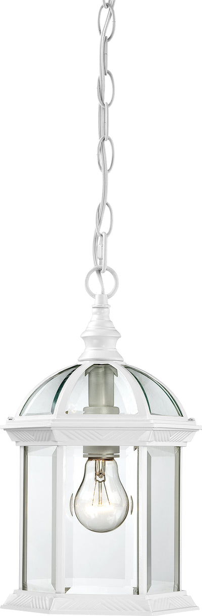 Nuvo Lighting 60/4977 Boxwood 1 Light 14 Inch Outdoor Hanging with Clear Beveled Glass