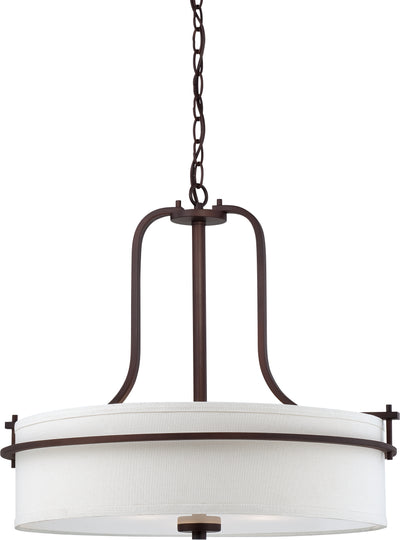 Nuvo Lighting 60/5008 LOREN 3 LIGHT PENDANT  VENETIAN BRONZE/FROSTED GLASS