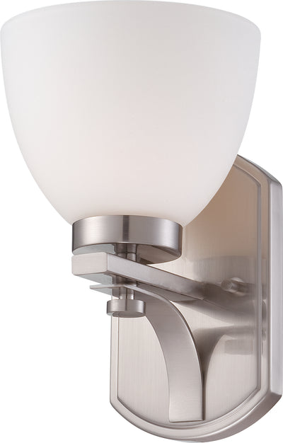 Nuvo Lighting 60/5011 BENTLEY 1 LIGHT VANITY BRUSHED NICKEL/FROSTED GLASS