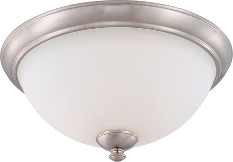 Nuvo Lighting 60/5041 Patton 3 Light Flush Fixture with Frosted Glass