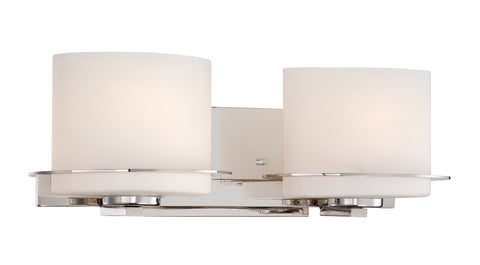 Nuvo Lighting 60/5102 Loren 2 Light Vanity Fixture with Oval Frosted Glass