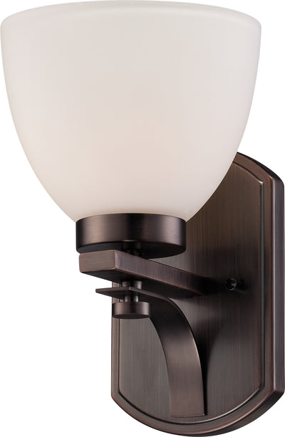 Nuvo Lighting 60/5111 BENTLEY 1 LIGHT VANITY HAZEL BRONZE/FROSTED GLASS