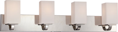 Nuvo Lighting 60/5184 Vista 4 Light Vanity Fixture with Etched Opal Glass