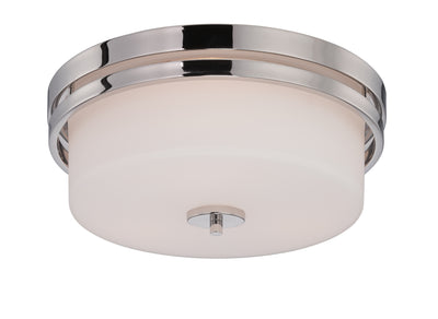 Nuvo Lighting 60/5207 Parallel 3 Light Flush Fixture with Etched Opal Glass