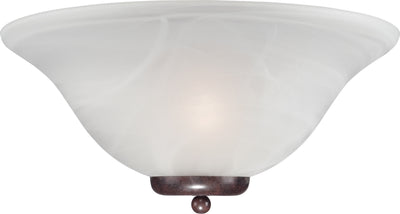 Nuvo Lighting 60/5378 Ballerina 1 Light Wall Mount Sconce Sconce Old Bronze with Alabaster Glass