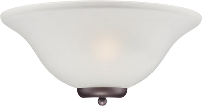 Nuvo Lighting 60/5379 Ballerina 1 Light Wall Mount Sconce Sconce Mahogany Bronze with Frosted Glass