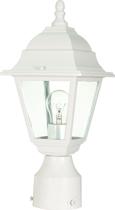 Nuvo Lighting 60/546 Briton 1 Light 14 Inch Post Lantern with Clear Glass