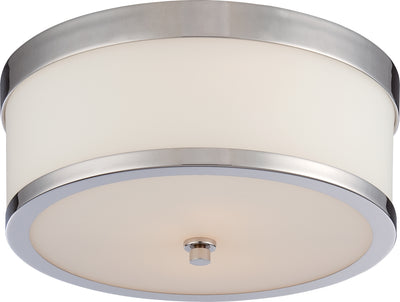 Nuvo Lighting 60/5476 Celine 2 Light Flush Fixture with Etched Opal Glass