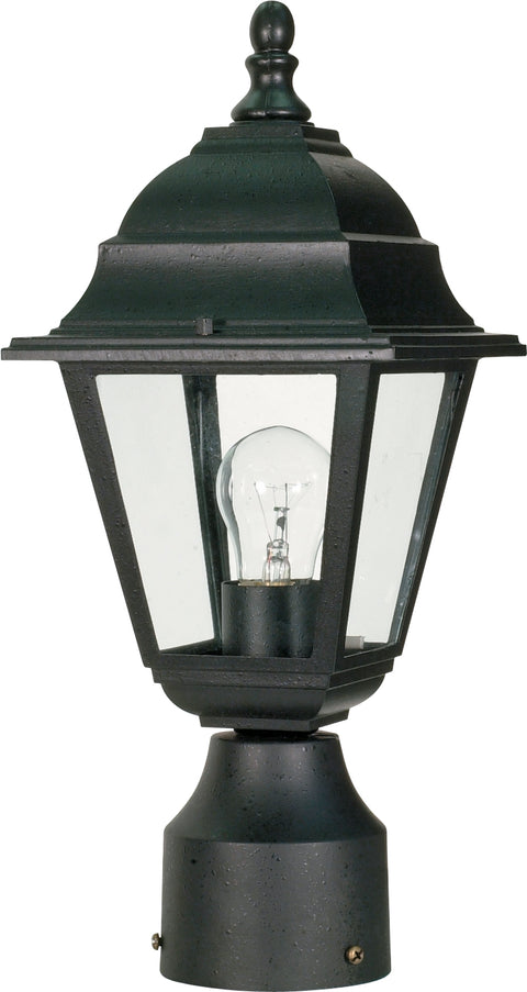 Nuvo Lighting 60/548 Briton 1 Light 14 Inch Post Lantern with Clear Glass