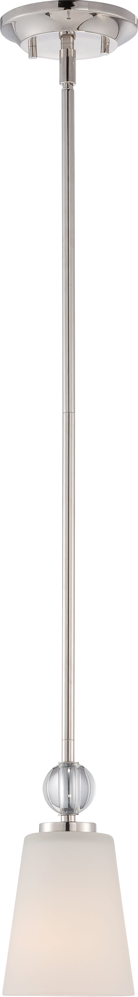 Nuvo Lighting 60/5498 Connie 1 Light Mini Pendant with Satin White Glass