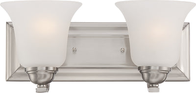 Nuvo Lighting 60/5592 Elizabeth 2 Light Vanity Fixture with Frosted Glass