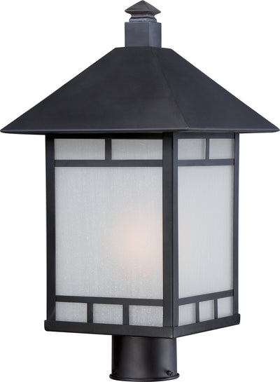 Nuvo Lighting 60/5605 Drexel 1 light Outdoor Post Fixture with Frosted Seed Glass