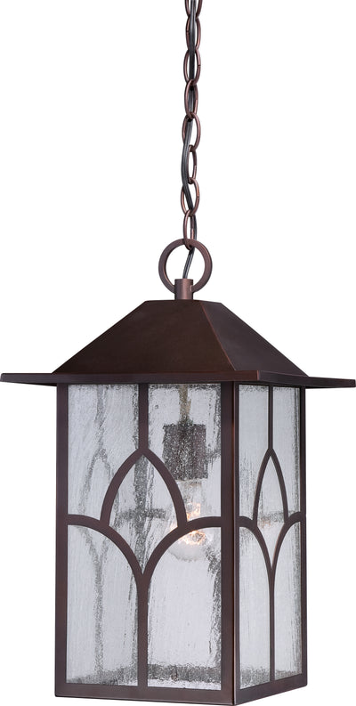 Nuvo Lighting 60/5644 Stanton 1 light Outdoor Hanging Fixture with Clear Seed Glass
