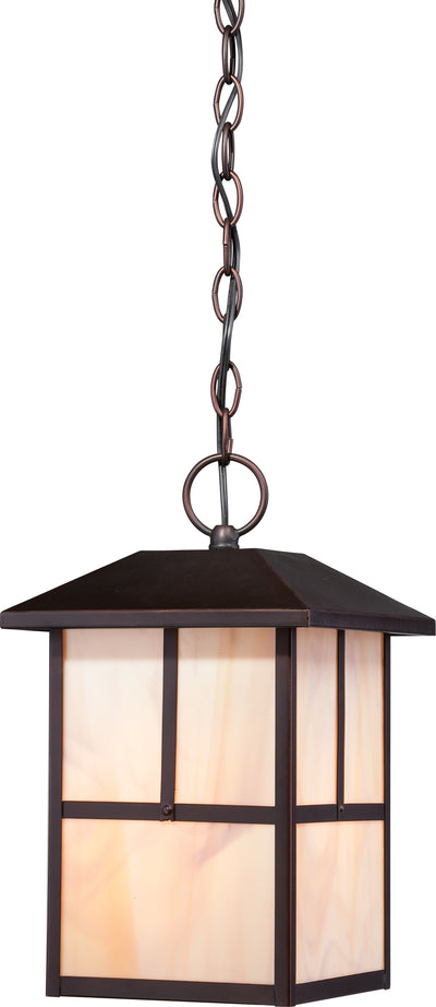 Nuvo Lighting 60/5674 Tanner 1 light Outdoor Hanging Fixture with Honey Stained Glass