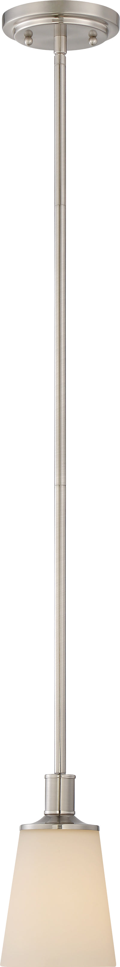 Nuvo Lighting 60/5828 Laguna 1 Light Mini Pendant with White Glass