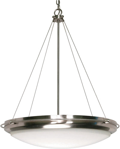 Nuvo Lighting 60/610 Polaris 3 Light 23 Inch Pendant with Satin Frosted Glass Shades