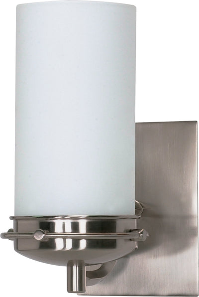 Nuvo Lighting 60/611 Polaris 1 Light 5 Inch Vanity with Satin Frosted Glass Shade
