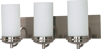 Nuvo Lighting 60/613 Polaris 3 Light 21 Inch Vanity with Satin Frosted Glass Shades