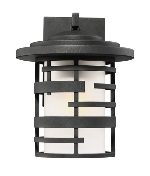 Nuvo Lighting 60/6402 Lansing 1 Light 12 Inch Outdoor Wall Mount Sconce Lantern with Etched Glass