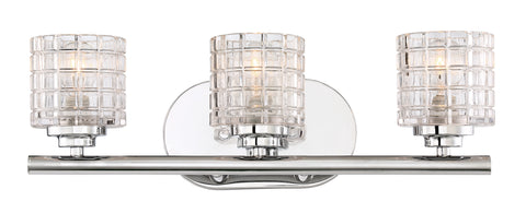 Nuvo Lighting 60/6443 Votive 3 Light Vanity with Clear Glass