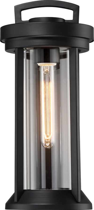 Nuvo Lighting 60/6502 Huron 1 Light Small Lantern Aged Bronze Finish with Clear Glass