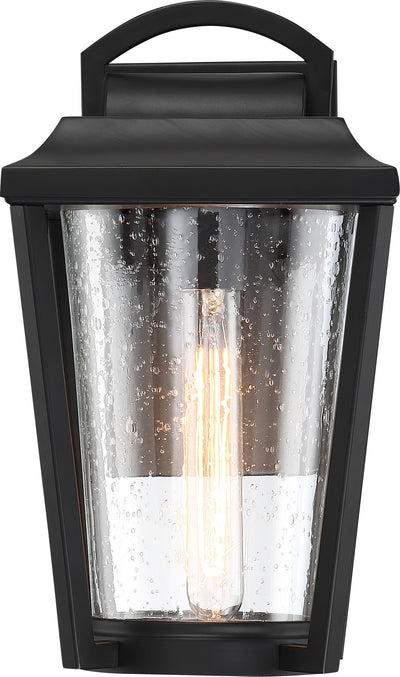 Nuvo Lighting 60/6511 Lakeview 1 Light Medium Lantern Aged Bronze Finish with Clear Seed Glass