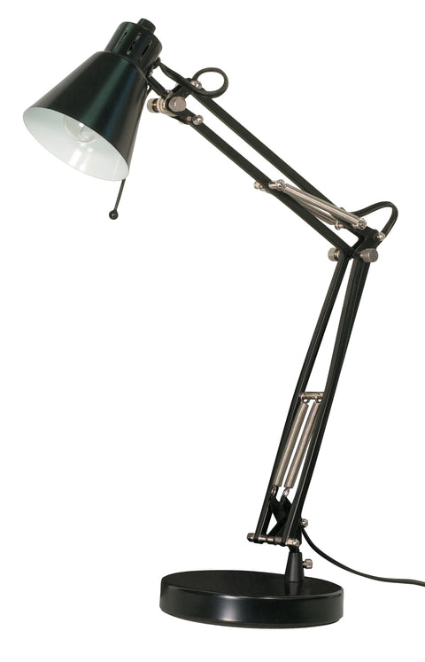 Nuvo Lighting 60/845 Mini Head Drafting Lamp 1 Light Black