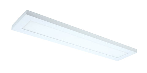 Nuvo Lighting 62/1055 22W 5 Inch x 24 Inch Surface Mount LED Fixture 3000K 90 CRI Low Profile White Finish 120/277V