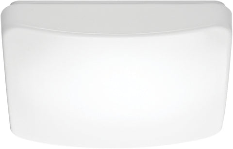 Nuvo Lighting 62/1095 11 Inch Flush Mounted LED Light Fixture Square shape White Finish 120V