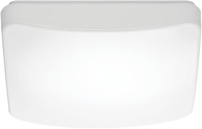 Nuvo Lighting 62/1097 11 Inch Flush Mounted LED Light Fixture Square shape White Finish with Occupancy Sensor 120V