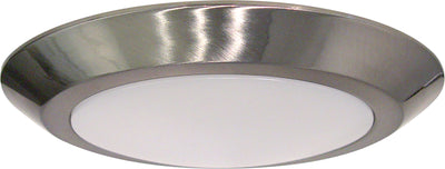 Nuvo Lighting 62/1166 10 Inch LED Flush Mount Fixture Disk Light Brushed Nickel Finish 3000K