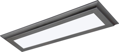 Nuvo Lighting 62/1175 22W 7 Inch x 25 Inch Surface Mount LED Fixture 3000K Gun Metal Finish 100 277V