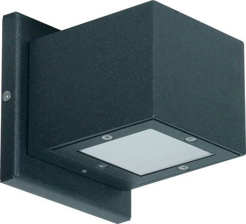 Nuvo Lighting 62/1235 Verona LED Small Square Up/Down Fixture Anthracite Finish