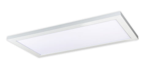 Nuvo Lighting 62/1252 22W 12 Inch x 24 Inch Surface Mount LED Fixture 4000K 90 CRI Low Profile White Finish 120/277V